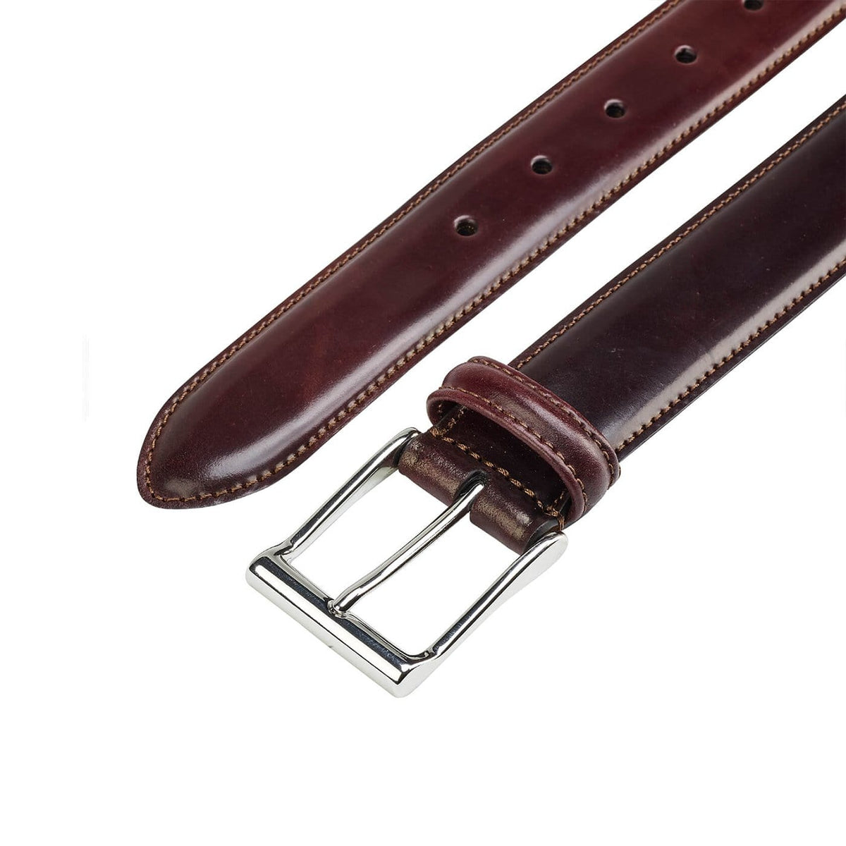 Burgundy Cordovan Belt | Crockett & Jones – Crockett & Jones EU