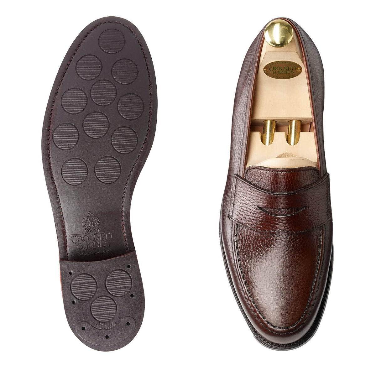 Boston Dark Brown Country Calf | Crockett & Jones – Crockett