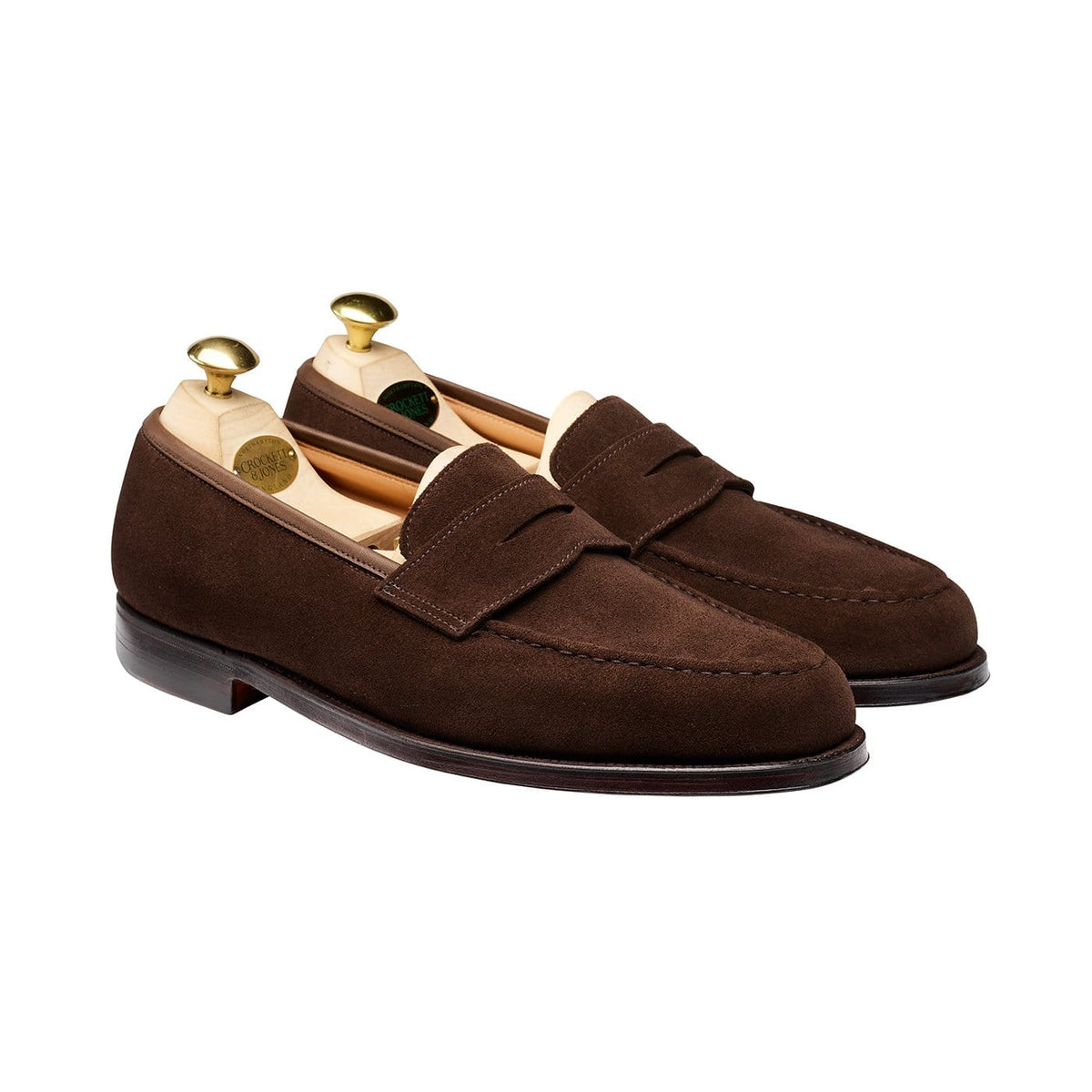 Boston Dark Brown Suede | Crockett & Jones – Crockett & Jones EU