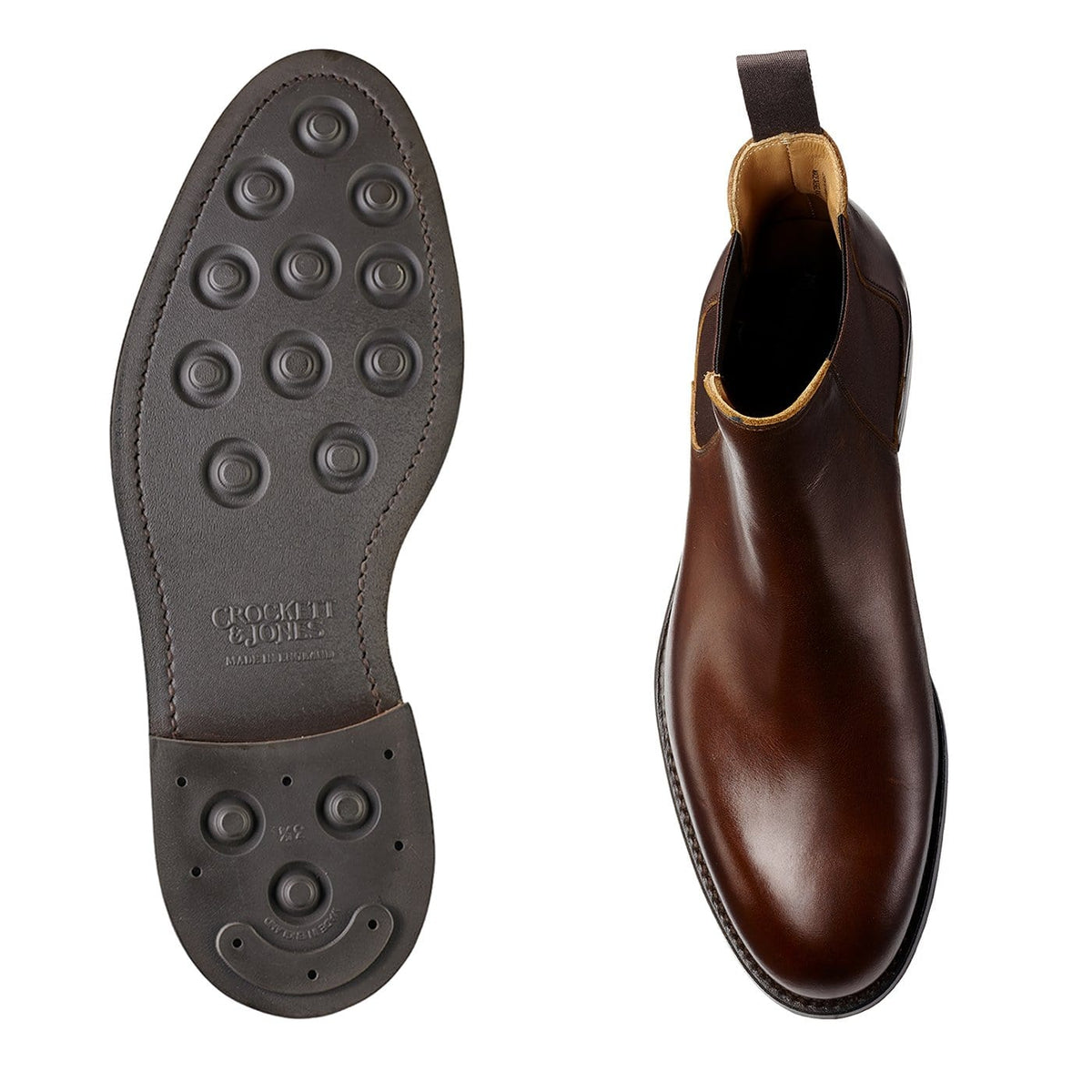 Chelsea 5 Dark Brown Wax Calf | Crockett & Jones – Crockett