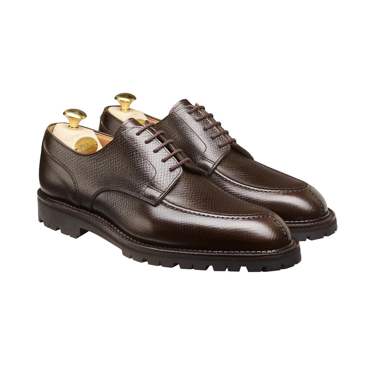 Denver Dark Brown Hatch Grain – Crockett & Jones EU