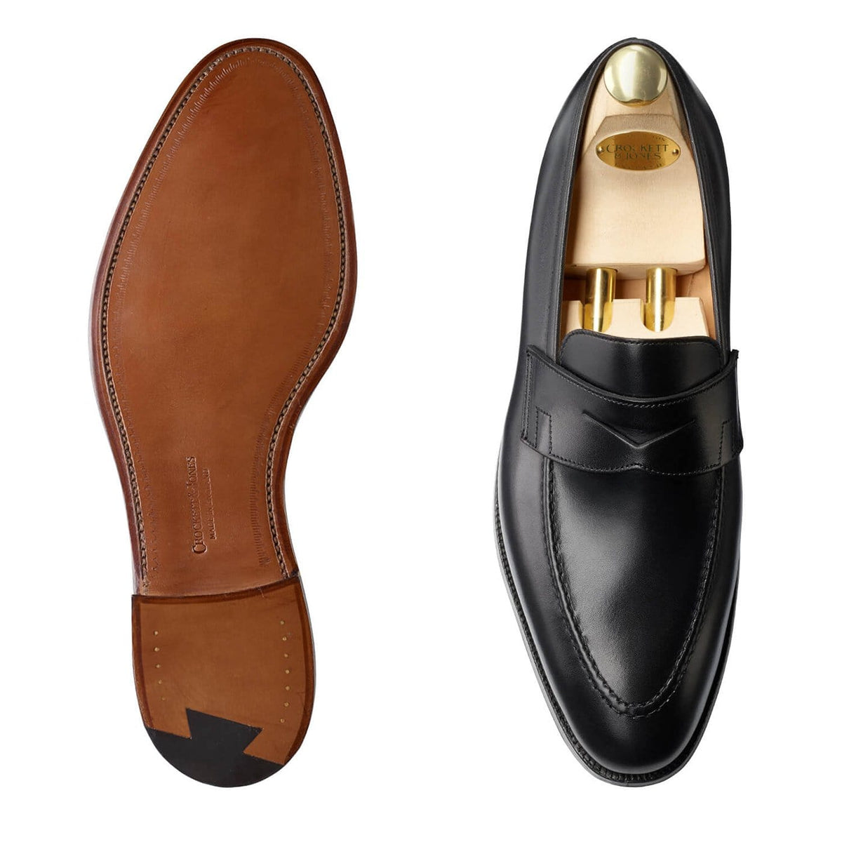 CROCKETT&JONES SYDNEY ペニーローファー 7E Sydney Black Calf | Crockett & Jones – Crockett & Jones EU