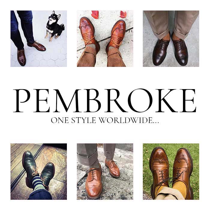 One Style Worldwide... The Pembroke. A Brogue Derby