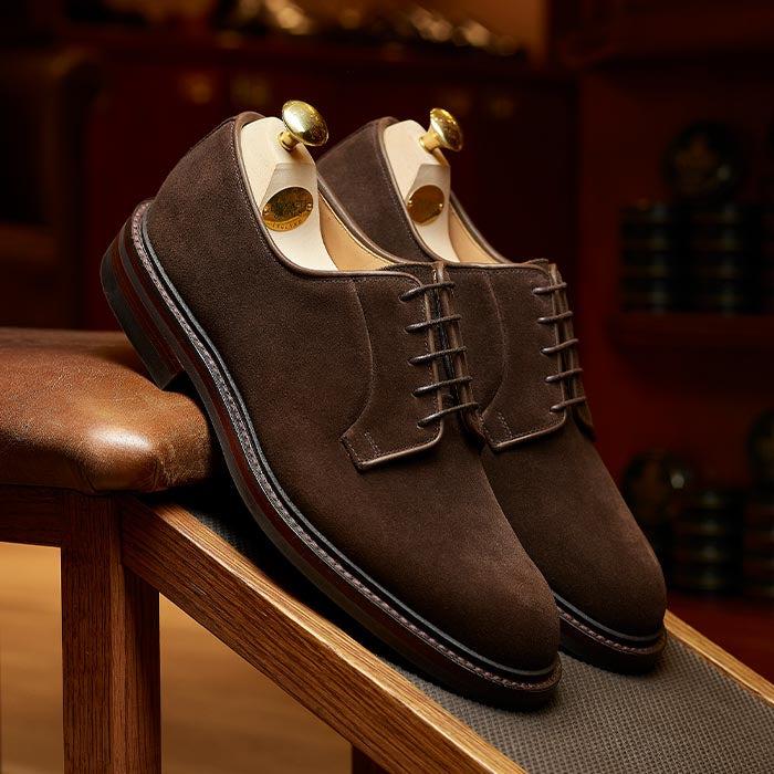 The Full Works - Dark Brown Suede