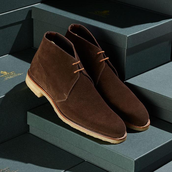 素材SnuffSuedeCrocket \u0026 Jones Hartland 2 City Sole