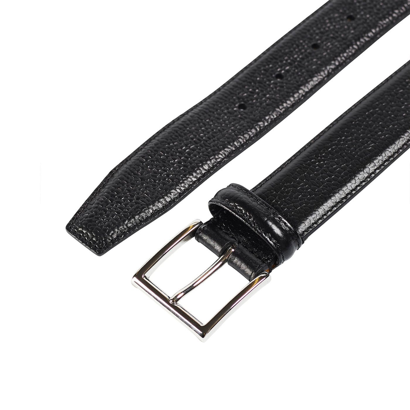 crockett & jones Belt - Grain Black Scotch Grain
