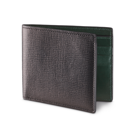 Billfold Wallet Black Willow Grain