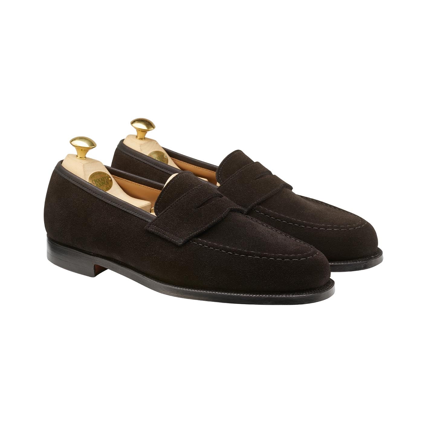 crockett & jones Boston Black Suede