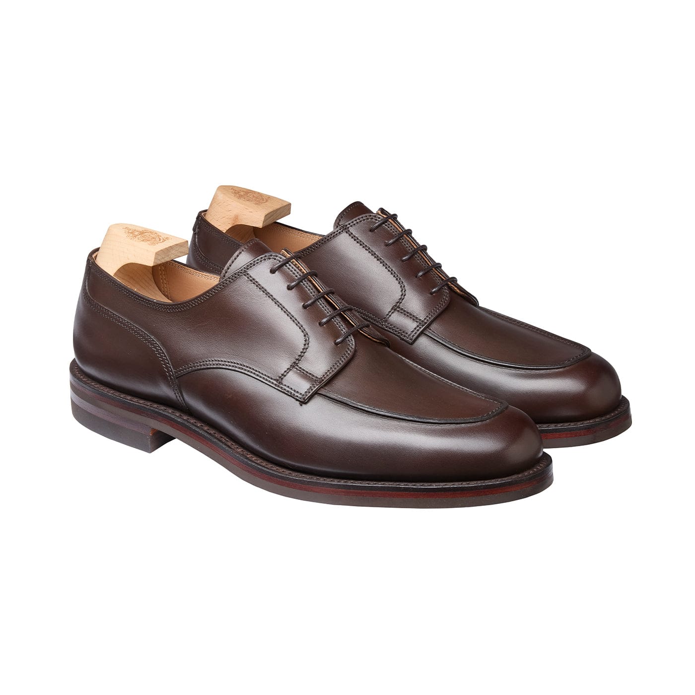 Dover Dark Brown Wax Calf – Crockett & Jones EU