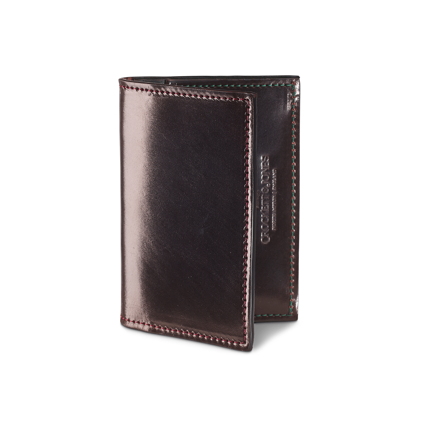 crockett & jones Folded Card Case Cordovan Burgundy Shell Cordovan