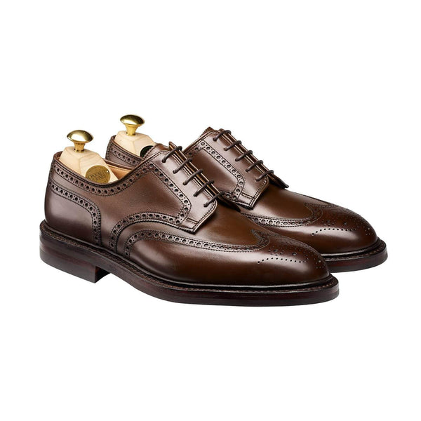 Pembroke Dark Brown Wax Calf | Crockett & Jones – Crockett & Jones EU