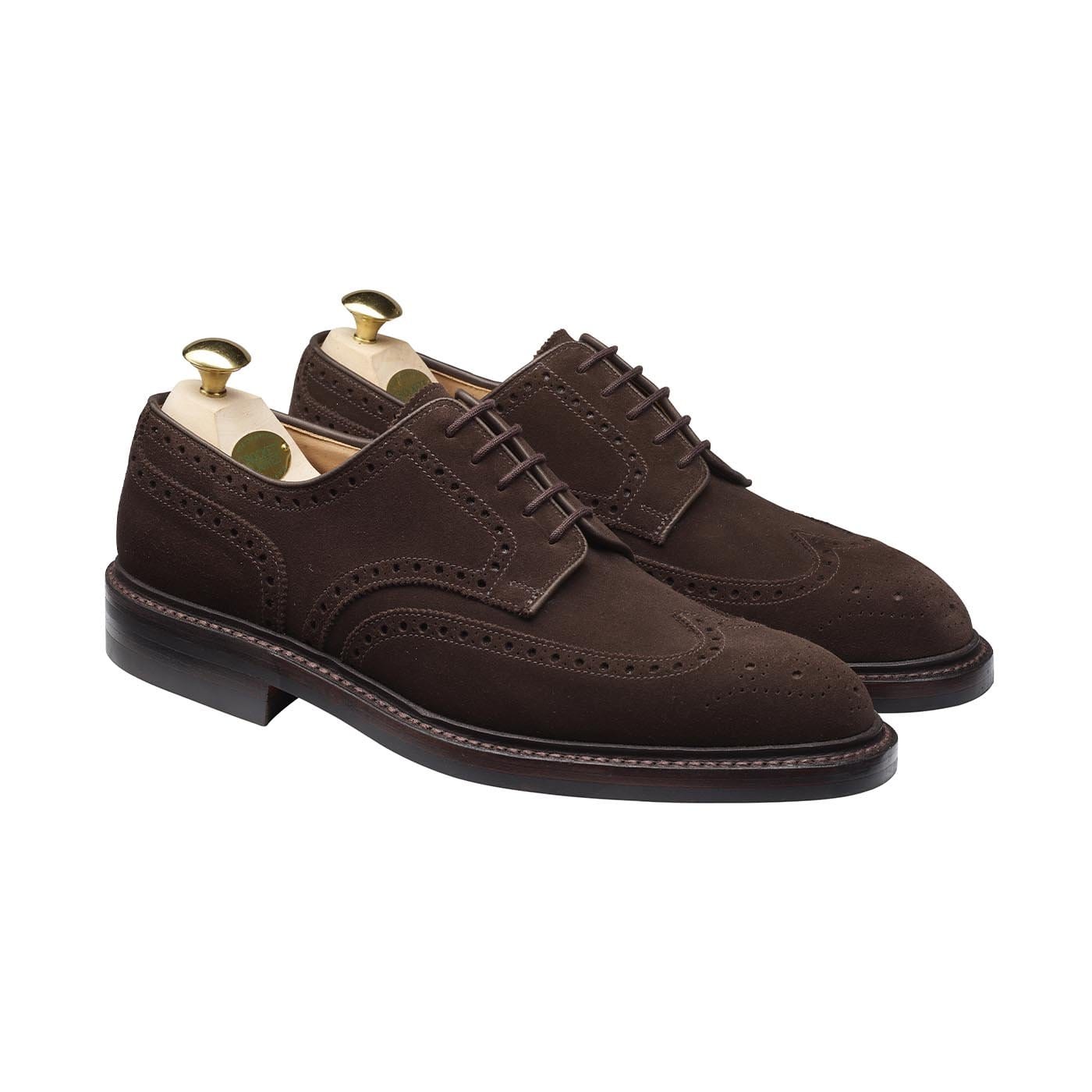 Pembroke Dark Brown Suede – Crockett & Jones EU
