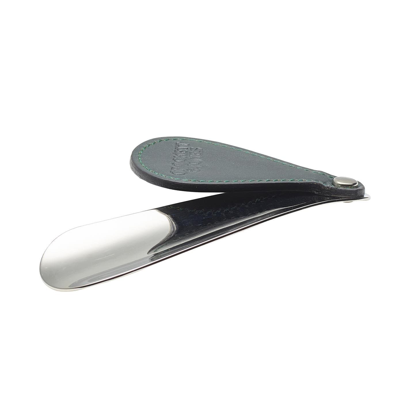 crockett & jones Shoe Horn - Green Leather