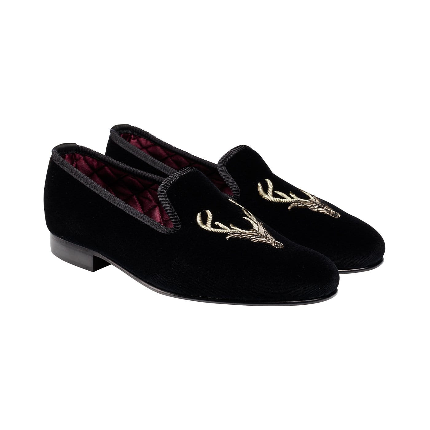 crockett & jones Stags Head Black Velvet