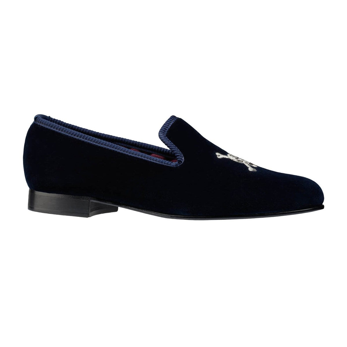 Skull & Crossbones Navy Velvet | Crockett & Jones – Crockett & Jones EU